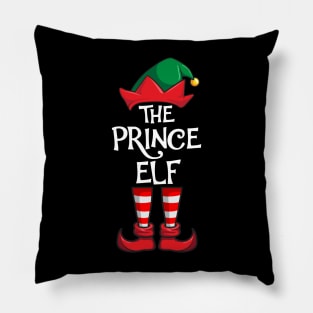 Prince Elf Matching Family Christmas Pillow