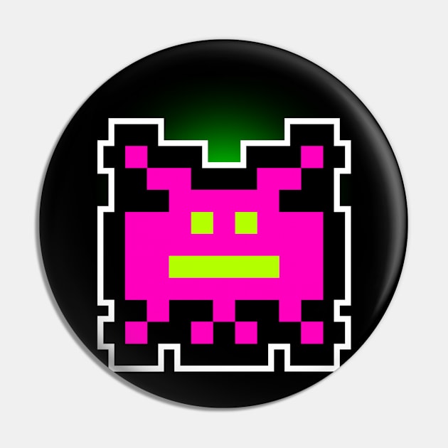 Pink invader 2 Pin by DvsPrime8