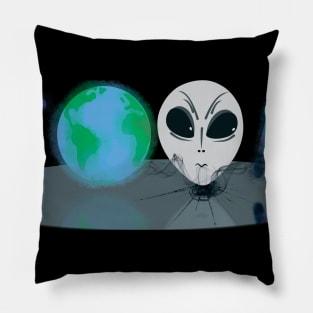 Aliens are advancing. Pillow