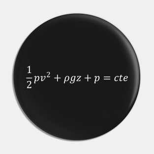 Bernoulli Equation Of Fluid Dynamics Pin