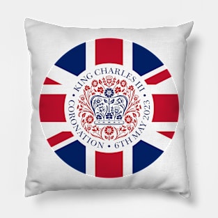 King Charles ||| Coronation & Union Jack Design Pillow