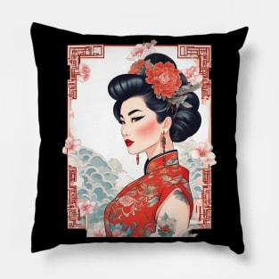 Traditional Chinese Lady Pillow