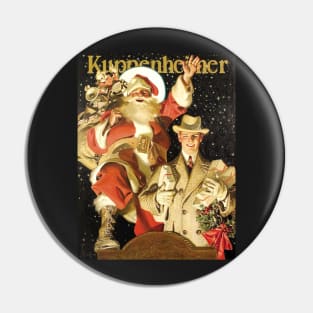 Merry Christmas from Kuppenheimer's, c.1924 J.C. Leyendecker Pin