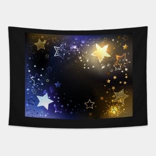 Abstract Space Background with Stars Tapestry