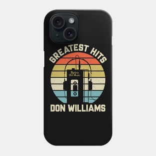 Greatest Hits Don Retro Walkman Williams Vintage Art Phone Case