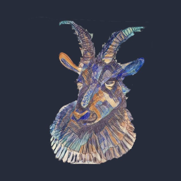 Hipster Mr. Goat by SisuCreativeDesigns