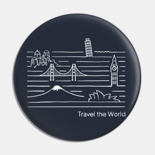 Travel the World Pin