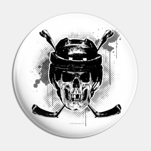 Hockey Skull Pin