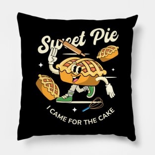 Cute Pie Cake Food Cartoon Pillow