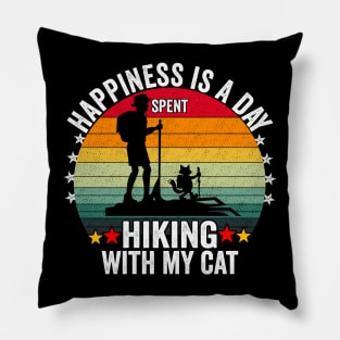 Happiness is a day spent hiking with my cat Pillow