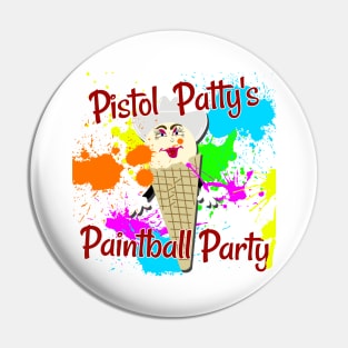Pistol Patty's Paintball Party Pin