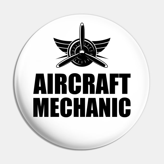 Aircraft Mechanic Pin by KC Happy Shop