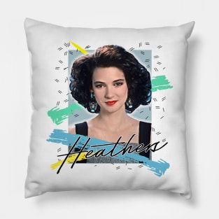 Heathers / Retro 1980s Aesthetic Fan Art Pillow