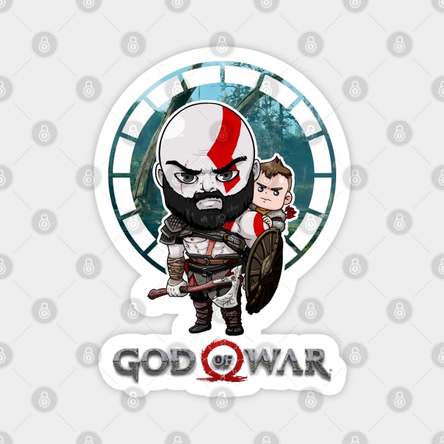 CHIBI God of War Magnet by Carla S.D.