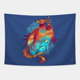 Crystal Phoenix Tapestry