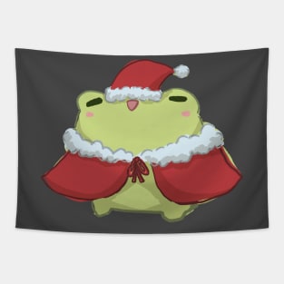 Frog Santa Tapestry