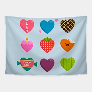 Heart Beautiful Set Tapestry