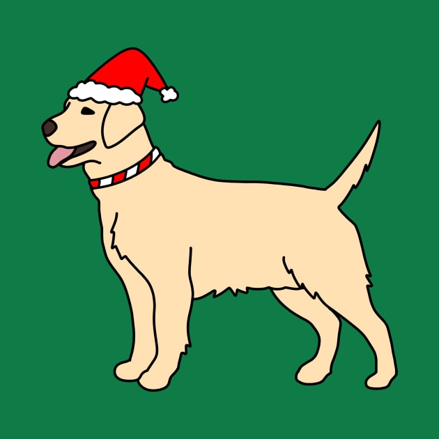 Christmas Dog by Kelly Louise Art