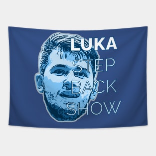 Luka Doncic Step Back Show Tapestry