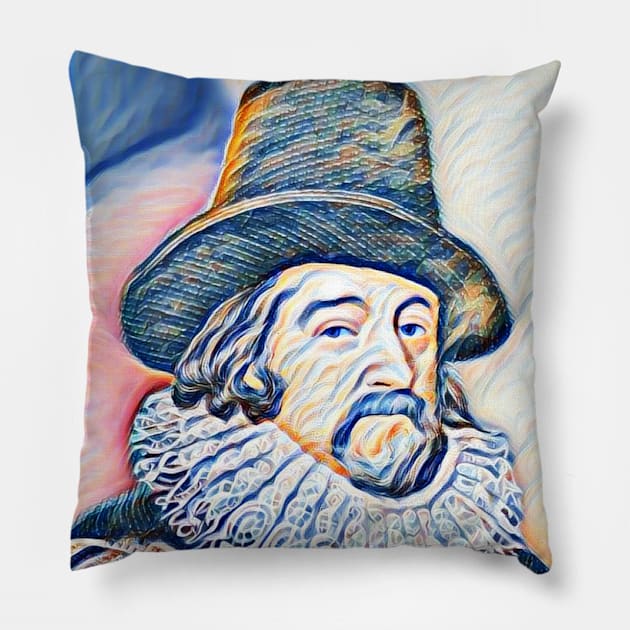 Francis Bacon Portrait | Francis Bacon Artwork 13 Pillow by JustLit