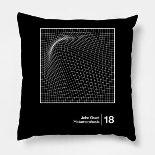 John Grant - Metamorphosis / Minimalist Style Graphic Artwork Design Pillow