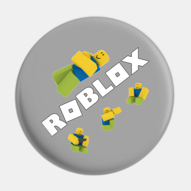 Roblox Noob Roblox Pin Teepublic Au - roblox gifts pins and buttons teepublic