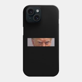 trump mugshot eyes Phone Case