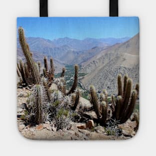 SCENERY 93 - Summer Desert Cactus Plant Landscape Wilderness Tote