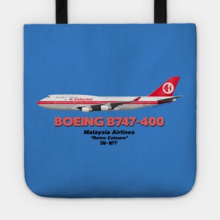 Boeing B747-400 - Malaysia Airlines "Retro Colours" Tote