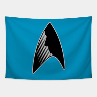 Spock Tribute Badge Tapestry