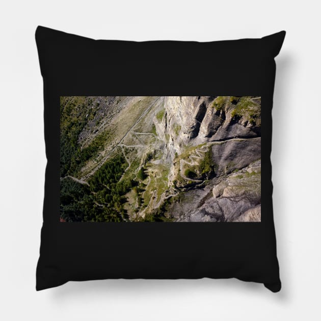 Gemmi Pass Trail Pillow by charlesk