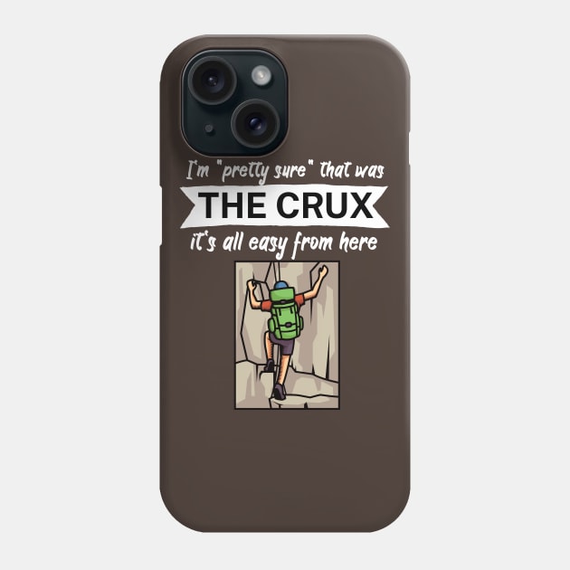 Im pretty sure that was the crux its all easy from here Phone Case by maxcode