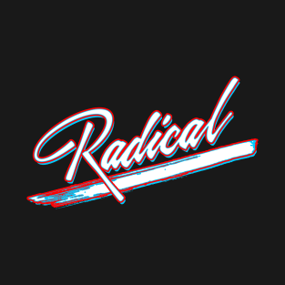 Radical 80s Retro Vintage Design T-Shirt