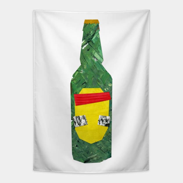 Bottle of beer Tapestry by Babban Gaelg