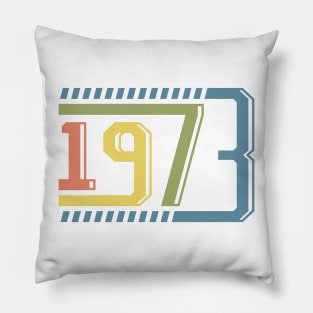 1973. Vintage Style. Pillow