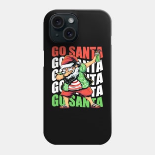 Go Santa Dabbing Beach Christmas Phone Case