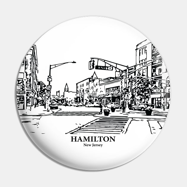 Hamilton - New Jersey Pin by Lakeric