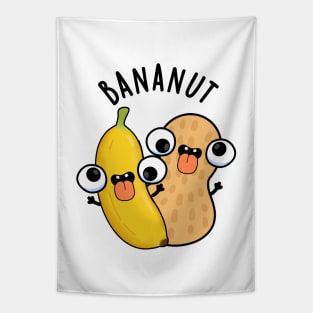 Bananut Funny Fruit Banana Pun Tapestry