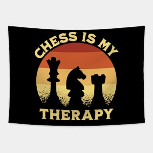 Chess Is My Therapy Tapestry