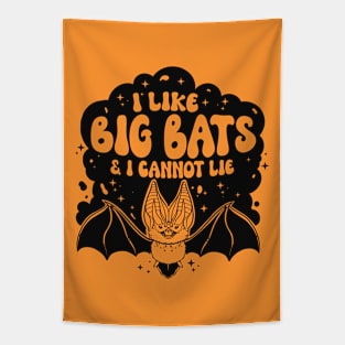 I Like Big Bats & I Cannot Lie // Funny Halloween Bat Rap Parody Tapestry