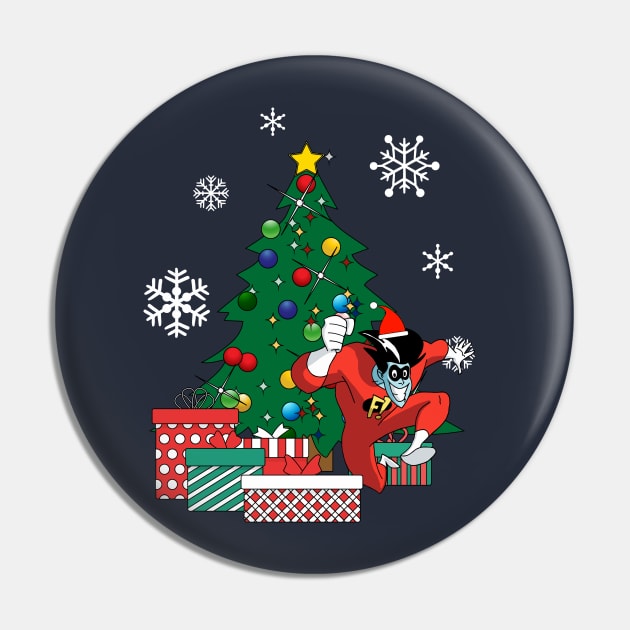 Freakazoid Around The Christmas Tree Pin by Nova5