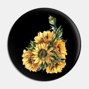 Sunflowers Pin