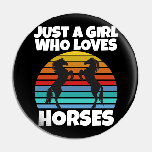 Just a girl who loves horses Pin