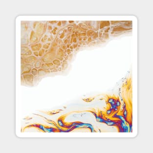 Summer Vibes Marble Waves Magnet