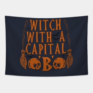 Witch With A Capital "B" Tapestry