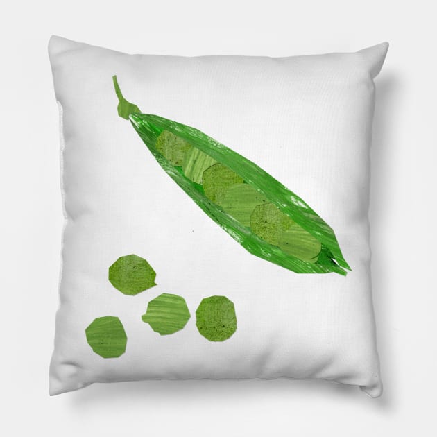 Peas and a pod Pillow by Babban Gaelg