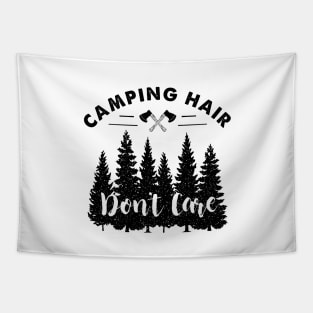 Camping Hair Don't Care. Forest. Nature Tapestry