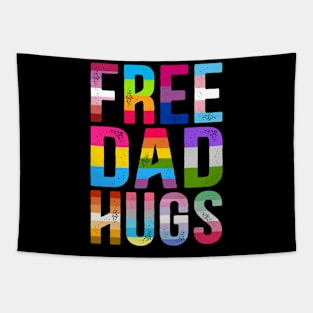 Free Dad Hugs Tapestry