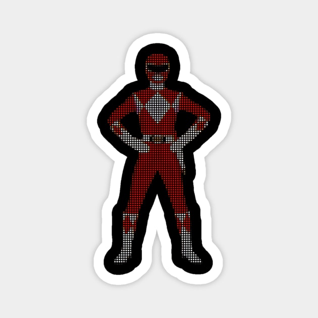 POWER RANGERS RED RANGER JASON LEE SCOTT / ROCKY DESANTOS Magnet by TSOL Games