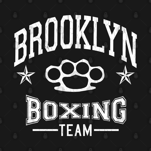 Brooklyn Boxing Team (vintage distressed look) by robotface